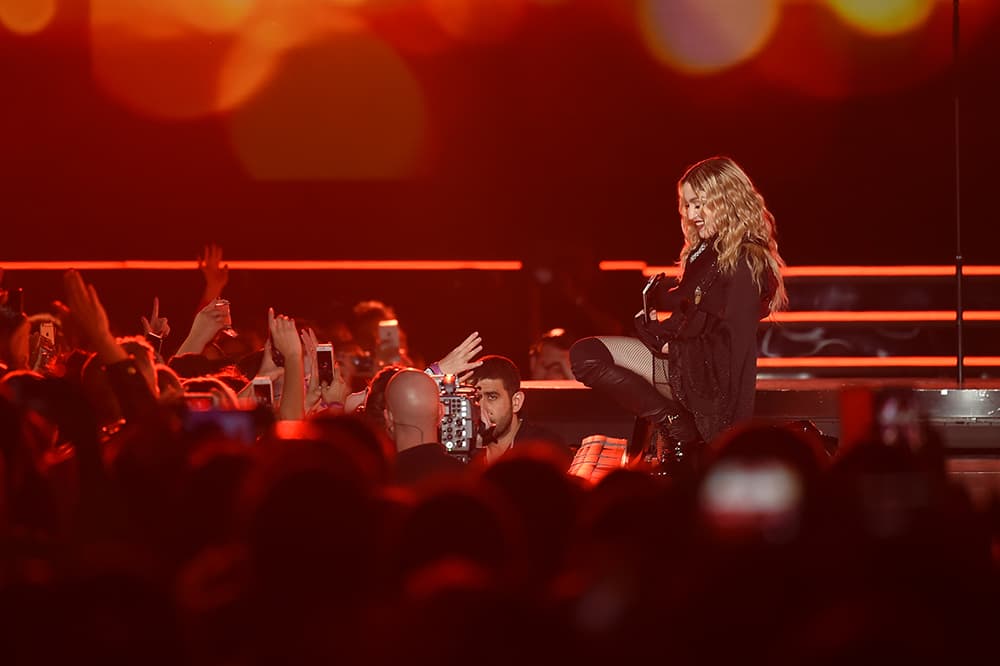 Madonna．2016年2月17日．香港